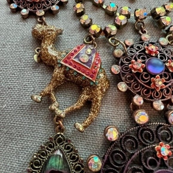 Vintage Betsey Johnson Necklace, Bracelet, Earrings - Picture 3 of 11